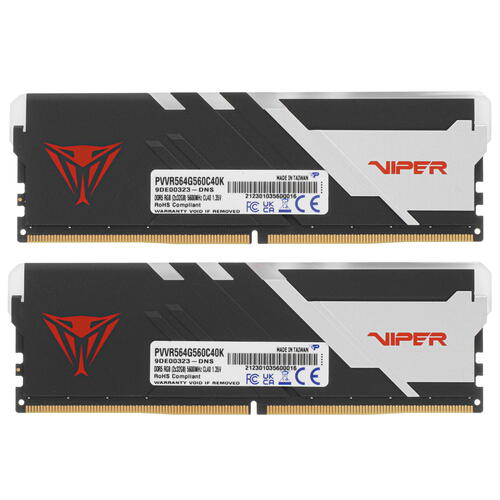 Купить Оперативная память Patriot Viper Venom RGB [PVVR564G560C40K] 64 ГБ  5093668. Характеристики, отзывы и цены в Донецке
