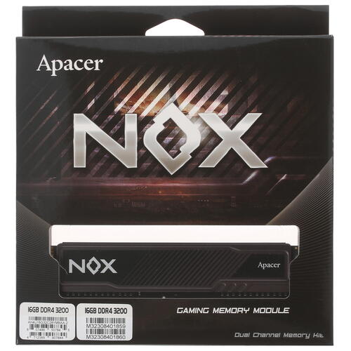 Купить Оперативная память Apacer NOX [AH4U16G32C28YMBAA-2] 16 ГБ  5095693. Характеристики, отзывы и цены в Донецке