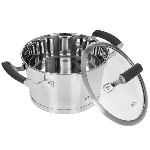 Купить Кастрюля Lara Венера LR02-279 2.4 л 16 см серебристый  9214939. Характеристики, отзывы и цены в Донецке