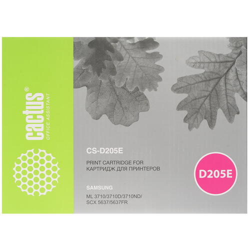 Купить Картридж лазерный Cactus CS-D205E черный, с чипом  7937072. Характеристики, отзывы и цены в Донецке