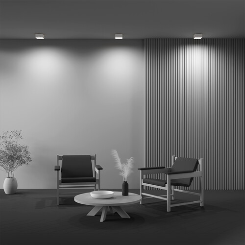 Купить Светильник потолочный Technical C032CL-12W4K-SQ-W белый/белый  9143235. Характеристики, отзывы и цены в Донецке
