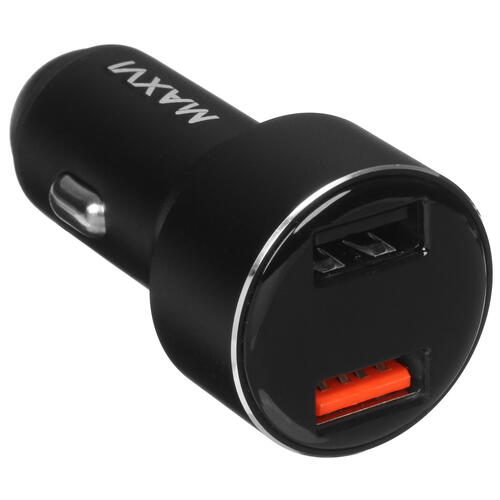 Купить Автомобильное ЗУ Maxvi CCM-M542 LED черный  5366925. Характеристики, отзывы и цены в Донецке