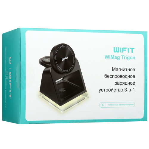 Купить Беспроводное зарядное устройство Wifit WiMag Trigon черный  5484693. Характеристики, отзывы и цены в Донецке