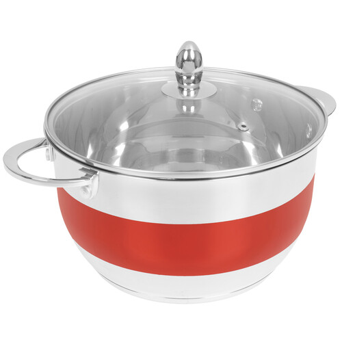 Купить Кастрюля Rainstahl RS\CS 1818-24 5.9 л 24 см красный  9151789. Характеристики, отзывы и цены в Донецке