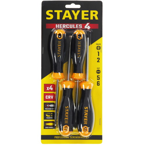 Купить Набор отверток STAYER HERCULES  9164684. Характеристики, отзывы и цены в Донецке