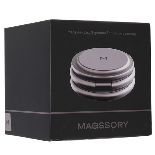 Купить Беспроводное зарядное устройство Magssory Disc Signature Edition for Samsung серый  9228270. Характеристики, отзывы и цены в Донецке