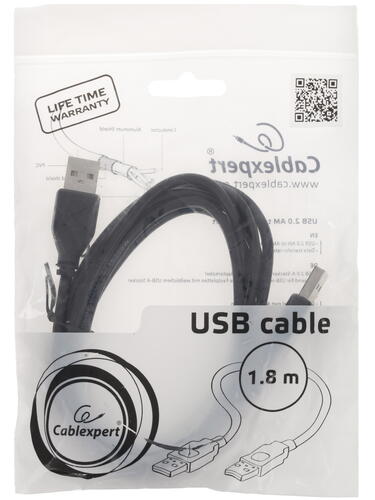 Купить Кабель Cablexpert USB 2.0 Type-A - USB 2.0 Type-A  1193282. Характеристики, отзывы и цены в Донецке