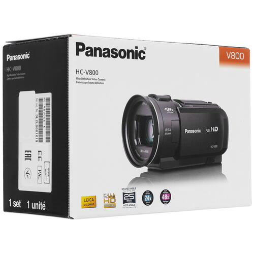 Купить Видеокамера Panasonic HC-V800EE-K  5406992. Характеристики, отзывы и цены в Донецке