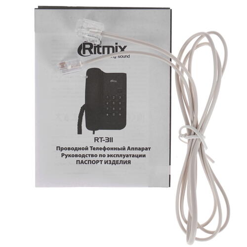 Купить Телефон проводной Ritmix RT-311  5089258. Характеристики, отзывы и цены в Донецке