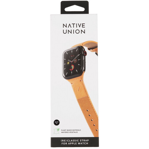Купить Ремешок Native Union для Apple Watch 38/ 40/ 41mm коричневый/бежевый  5460523. Характеристики, отзывы и цены в Донецке