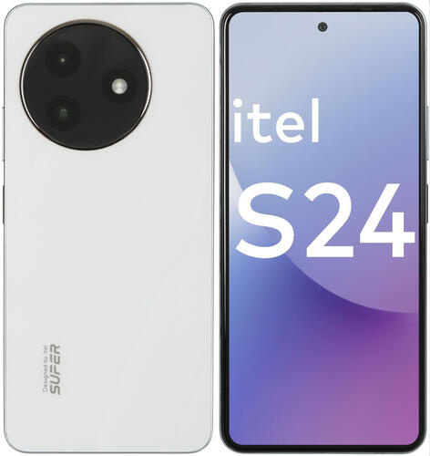 Купить 6.6" Смартфон Itel S24 256 ГБ белый  5453036. Характеристики, отзывы и цены в Донецке