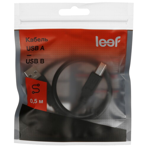 Купить Кабель Leef USB 2.0 Type-A - USB 2.0 Type-B  5626088. Характеристики, отзывы и цены в Донецке