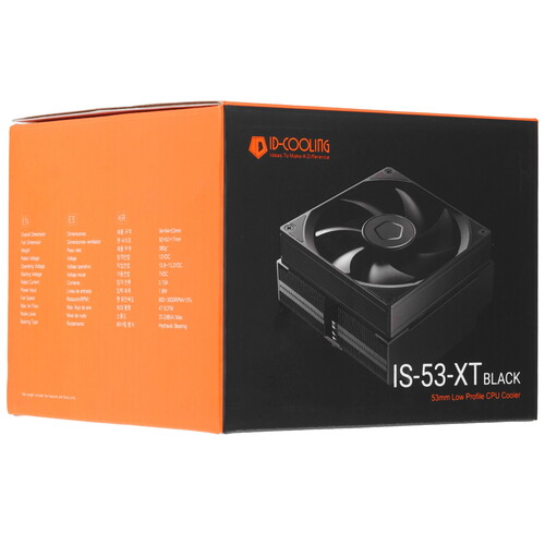 Купить Кулер для процессора ID-COOLING IS-53-XT BLACK  черный  9284815. Характеристики, отзывы и цены в Донецке