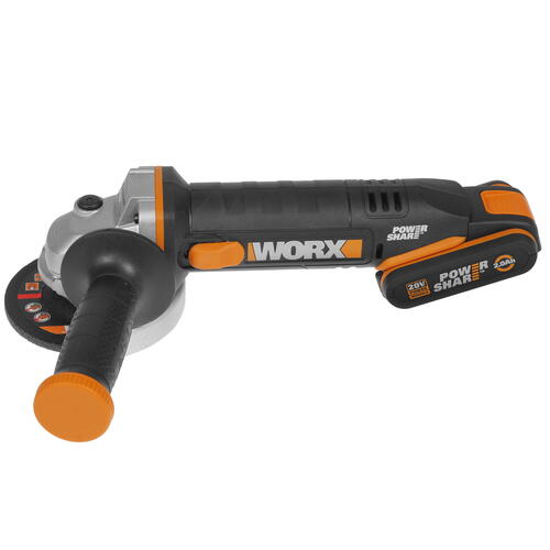Купить Углошлифовальная машина (УШМ) Worx WX800 PowerShare 20V  8199933. Характеристики, отзывы и цены в Донецке