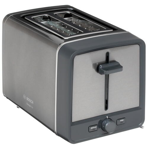 Купить Тостер Bosch DesignLine TAT5P425 серый  8172087. Характеристики, отзывы и цены в Донецке