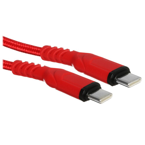 Купить Кабель круглый Hoco USB Type-C - USB Type-C красный 2 м  9238206. Характеристики, отзывы и цены в Донецке