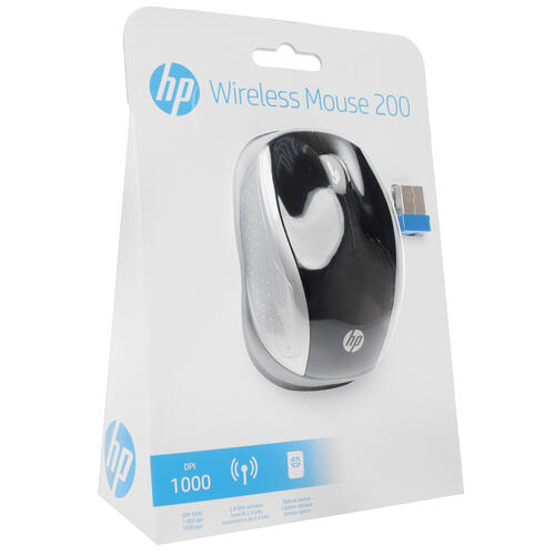 Купить Мышь беспроводная HP Wireless Mouse 200  1220572. Характеристики, отзывы и цены в Донецке