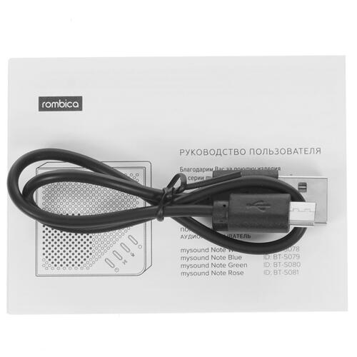 Купить Портативная колонка Rombica mysound Note, белый  4771601. Характеристики, отзывы и цены в Донецке