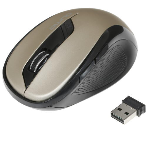 Купить Мышь беспроводная QUMO Office Line Bronze M64  1352805. Характеристики, отзывы и цены в Донецке