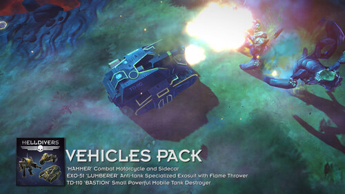 Купить Дополнение для игры HELLDIVERS Vehicles Pack (Steam)  5484328. Характеристики, отзывы и цены в Донецке