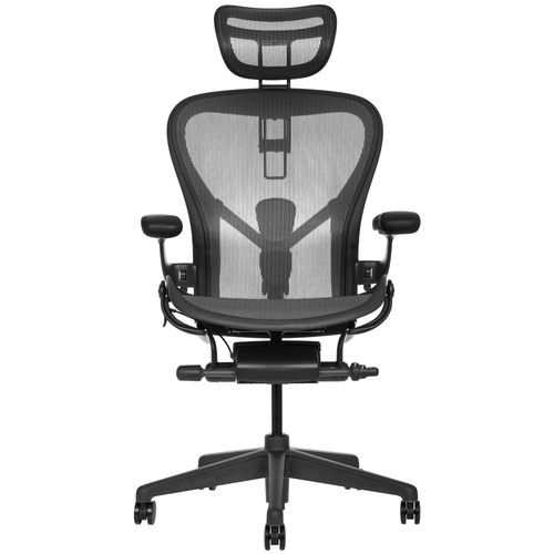 Купить Компьютерное кресло Herman Miller Aeron C Large черный  9338838. Характеристики, отзывы и цены в Донецке