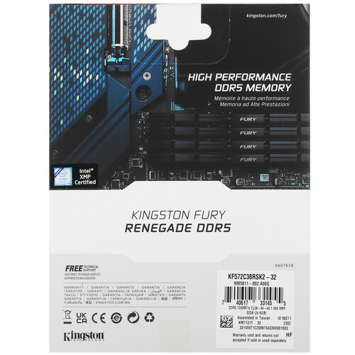 Купить Оперативная память Kingston FURY Renegade Silver  5089845. Характеристики, отзывы и цены в Донецке