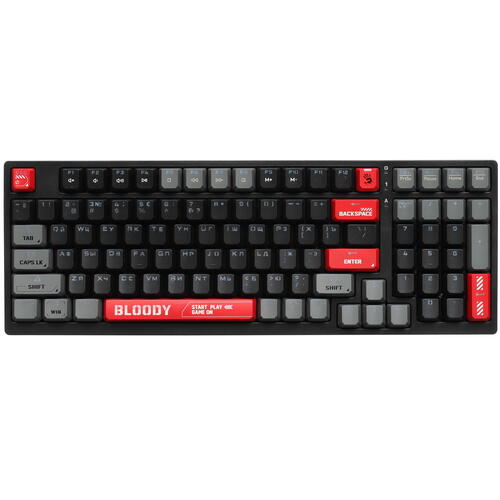 Купить Клавиатура проводная A4Tech Bloody S98 [S98 RED]  5439867. Характеристики, отзывы и цены в Донецке