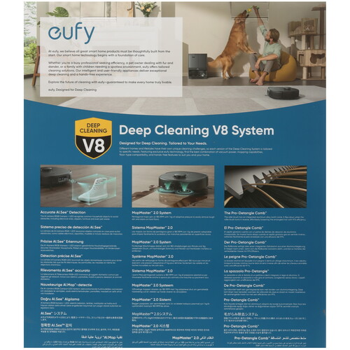 Купить Робот-пылесос Eufy X10 Pro Omni черный  5636991. Характеристики, отзывы и цены в Донецке