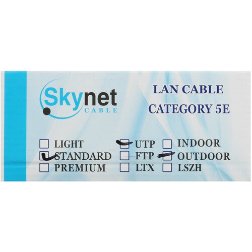 Купить Витая пара SkyNet Standart CSS-UTP-4-CU-OUT/100  5452488. Характеристики, отзывы и цены в Донецке