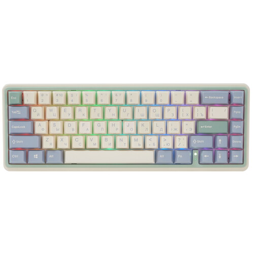Купить Клавиатура проводная + беспроводная Varmilo VXT67 Eucalyptus  5486643. Характеристики, отзывы и цены в Донецке