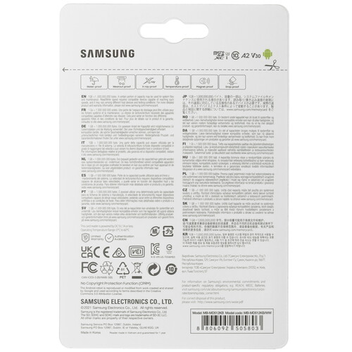 Купить Карта памяти Samsung PRO Plus microSDXC 512 ГБ [MB-MD512KB/WW]  5486878. Характеристики, отзывы и цены в Донецке