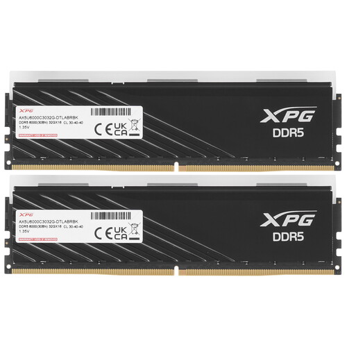 Купить Оперативная память ADATA XPG Lancer Blade RGB [AX5U6000C3032G-DTLABRBK] 64 ГБ  5431963. Характеристики, отзывы и цены в Донецке