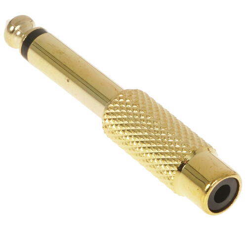 Купить Переходник   Aceline 6.3 mm jack - RCA золотистый  4832677. Характеристики, отзывы и цены в Донецке