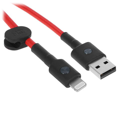 Купить Кабель круглый ZMI Lightning 8-pin - USB 2.0 Type-A красный 1 м  5099628. Характеристики, отзывы и цены в Донецке