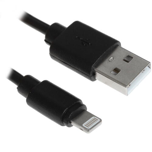 Купить Кабель круглый FinePower Lightning 8-pin - USB 2.0 Type-A черный 2 м  1369898. Характеристики, отзывы и цены в Донецке