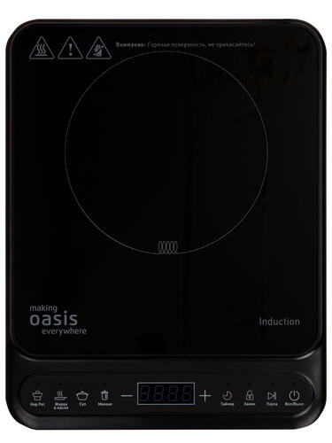 Купить Плита компактная электрическая Oasis РI-BG3S черный  9979891. Характеристики, отзывы и цены в Донецке