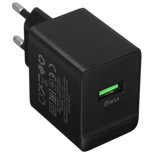 Купить Сетевое зарядное устройство Borofone BAS12A черный  5474875. Характеристики, отзывы и цены в Донецке