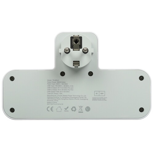Купить Сетевой фильтр Tessan TS-323-C серый  9133316. Характеристики, отзывы и цены в Донецке