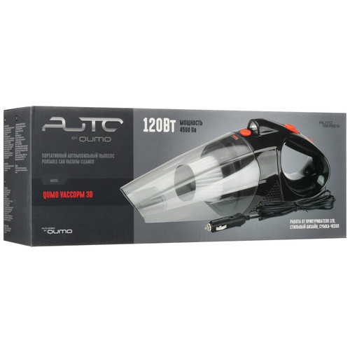 Купить Ручной пылесос автомобильный QUMO VaccoPM 3D  9085881. Характеристики, отзывы и цены в Донецке