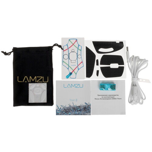 Купить Мышь беспроводная/проводная LAMZU Thorn  белый  5424047. Характеристики, отзывы и цены в Донецке
