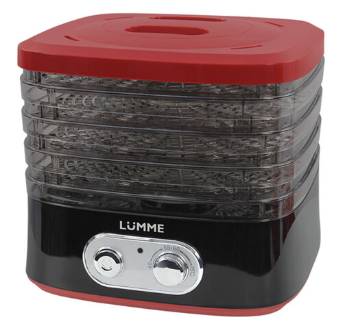 Купить Сушилка для овощей и фруктов LUMME LU-FD1854A красный  9148510. Характеристики, отзывы и цены в Донецке