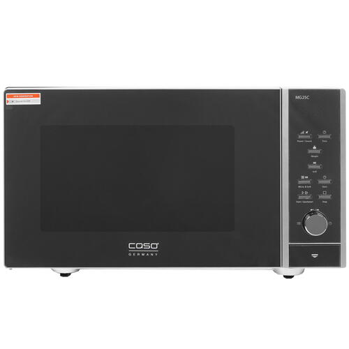 Купить Микроволновая печь CASO MG 25 Ceramic Menu серебристый  1117030. Характеристики, отзывы и цены в Донецке