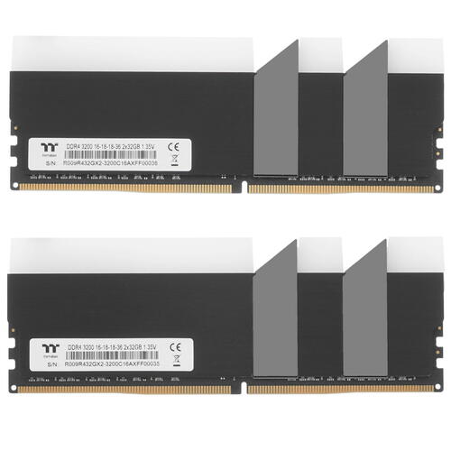 Купить Оперативная память Thermaltake TOUGHRAM RGB [R009R432GX2-3200C16A] 64 ГБ  4740590. Характеристики, отзывы и цены в Донецке
