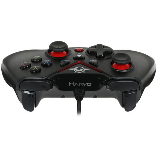 Купить Геймпад проводной Marvo GT-016 черный  1630751. Характеристики, отзывы и цены в Донецке