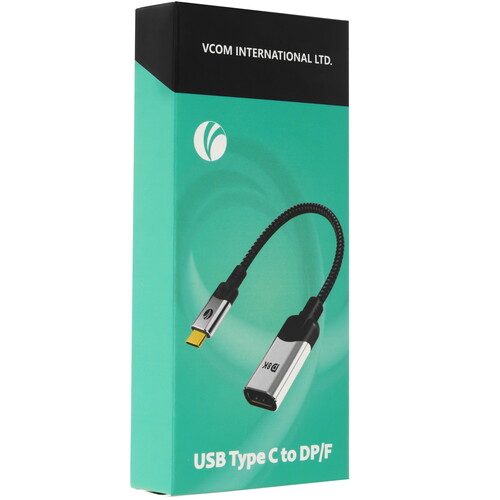 Купить Переходник однонаправленный VCOM USB Type-C - DisplayPort, 0.15 м  5471554. Характеристики, отзывы и цены в Донецке
