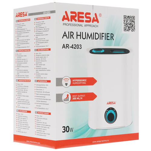 Купить Увлажнитель воздуха Aresa AR-4203  8153246. Характеристики, отзывы и цены в Донецке