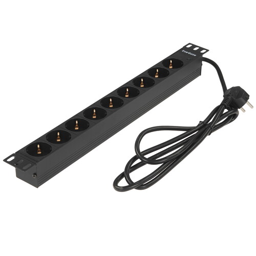 Купить Блок розеток ExeGate ServerPro PDU-19H902 Al-9S-EU1.8CU  8185006. Характеристики, отзывы и цены в Донецке