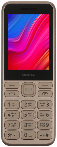 Купить Сотовый телефон Nokia 130 (2023) золотистый  5440058. Характеристики, отзывы и цены в Донецке