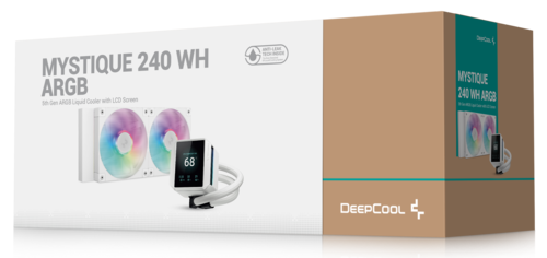 Купить Система охлаждения DEEPCOOL MYSTIQUE 240 WH ARGB  белая  5600701. Характеристики, отзывы и цены в Донецке