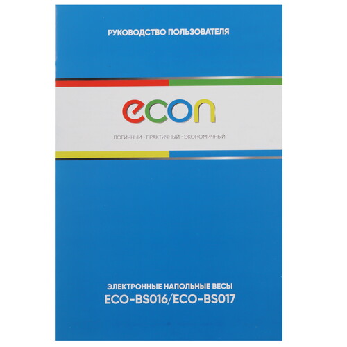 Купить Весы Econ ECO-BS017 разноцветный  9058844. Характеристики, отзывы и цены в Донецке
